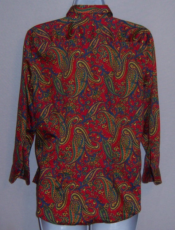 Vintage Lauren Ralph Lauren Red Green Yellow Blue… - image 3