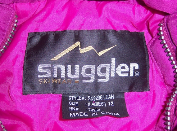 Vintage Snuggler Purple Mulberry Ski Coat Parka J… - image 4