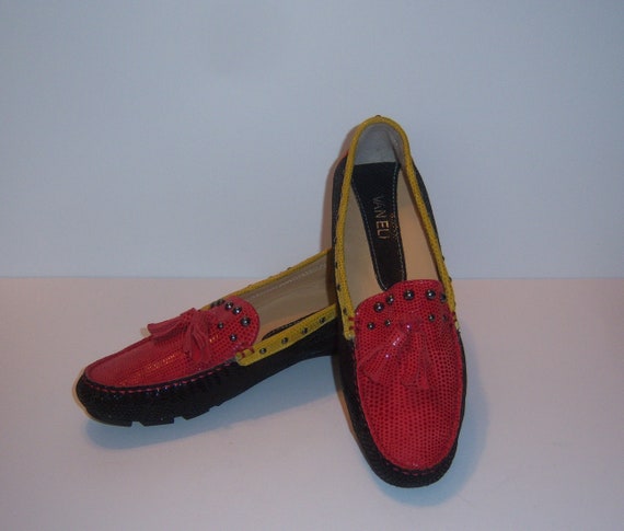 Vintage Van Eli Black Red Yellow Orange 