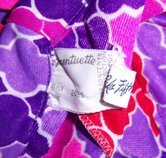 Vintage Accentuette Hot Pink Purple Red Mod Retro… - image 4