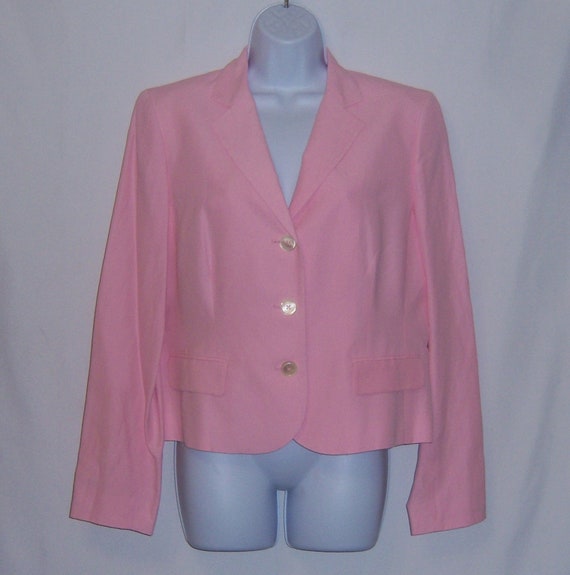 Vintage Lauren Ralph Lauren Pink Suit Jacket Blaz… - image 2
