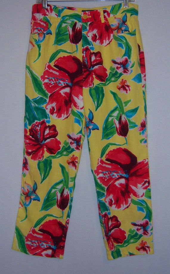 Vintage Lauren Ralph Lauren Red Green Yellow Blue… - image 2