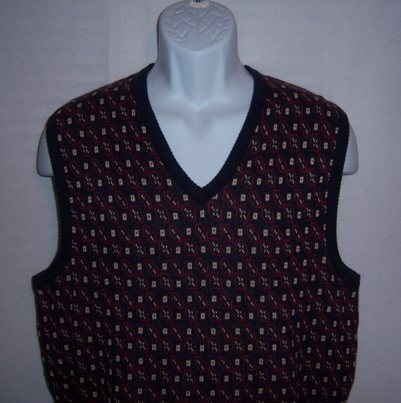 yellow polo sweater vest