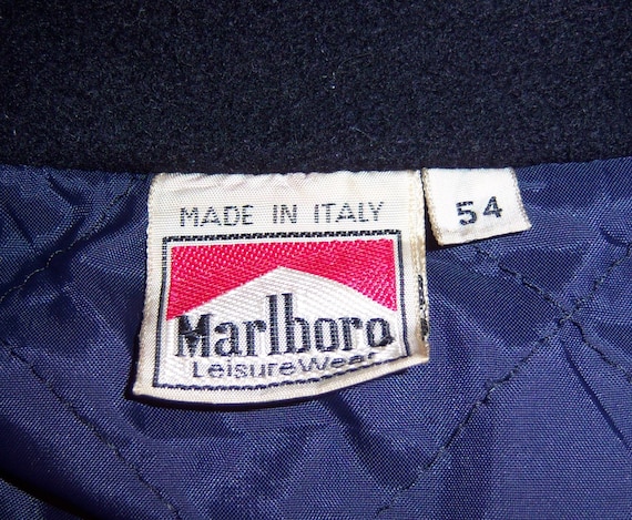 Vintage Marlboro Leisure Wear Classic Navy Blue W… - image 4