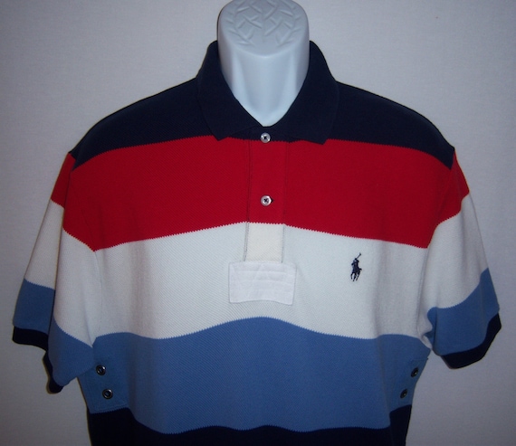 red white and blue ralph lauren polo shirts