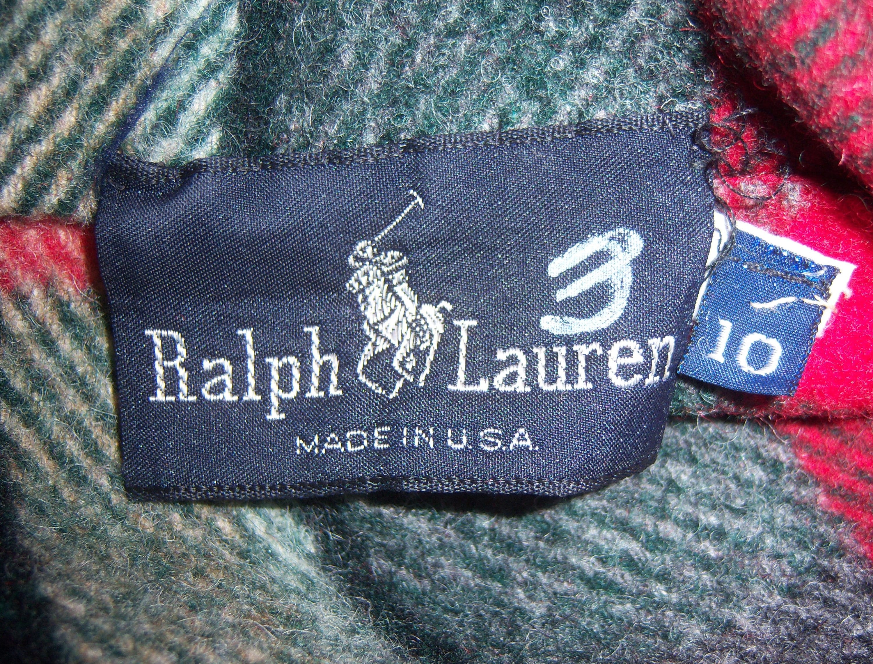 Buy Ralph Lauren Glasglow Tartan Vintage Red FRL5205 Wool Tartans
