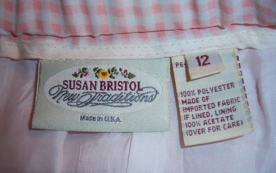 Vintage Susan Bristol New Traditions Pink White G… - image 4