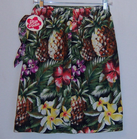 Vintage Hilo Hattie Green Yellow Pineapple Pineapples… Gem