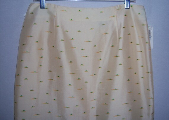 Vintage Silk Club Ivory Off White Pink Green Leopa