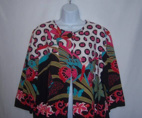 Fly Away Like A Blue Butterfly Jacket