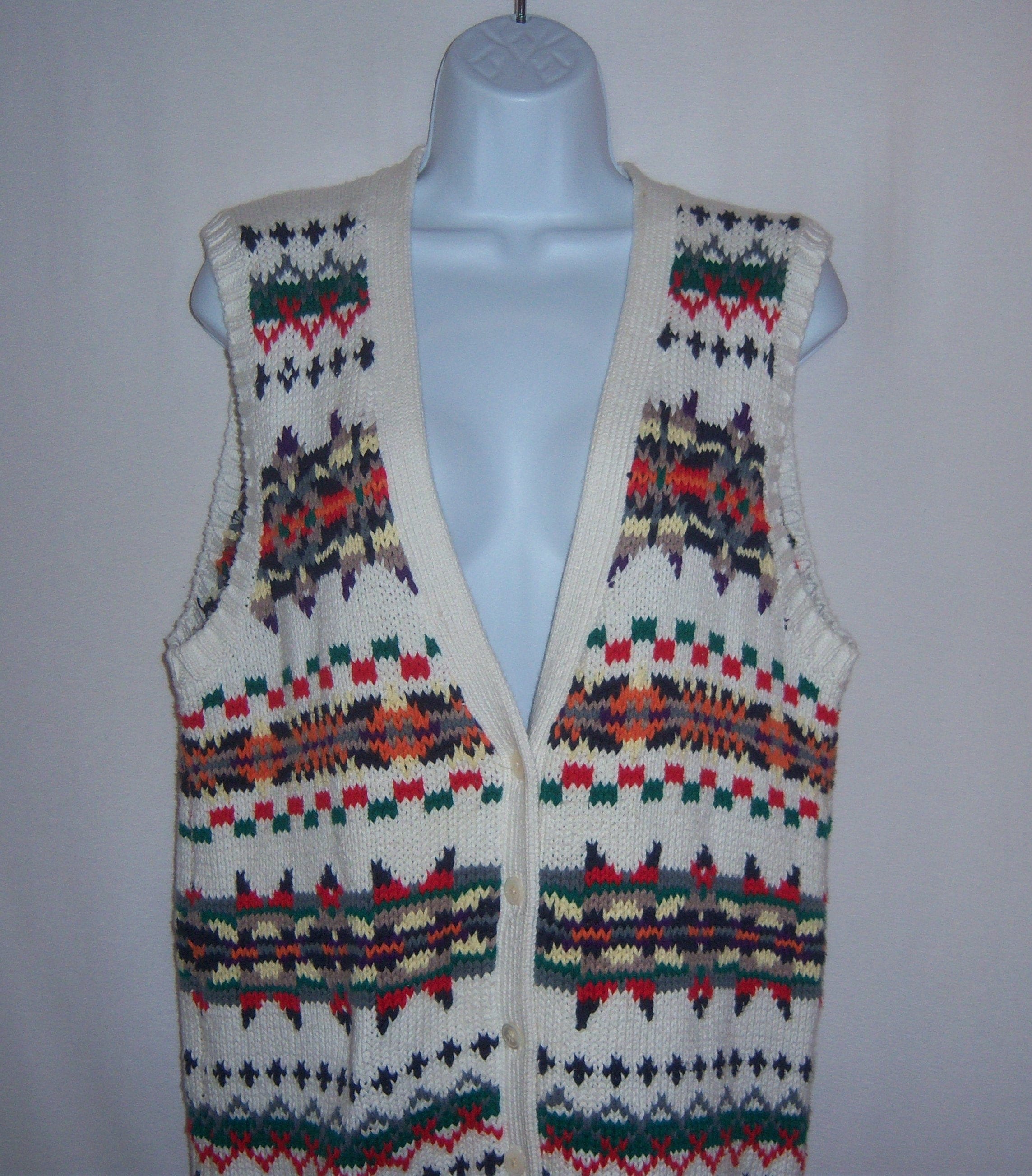 【NAVY】【別注】gim / Fair Isle Cricket V-Neck Knit BEAMS PLUS Gim Edition Bespoke Fair Isle Cricket Vest Beams Plus