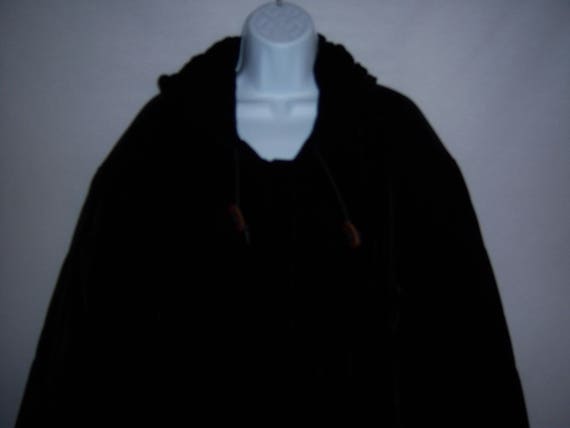 Vintage Lauren Ralph Lauren Black Quilted Velvet H