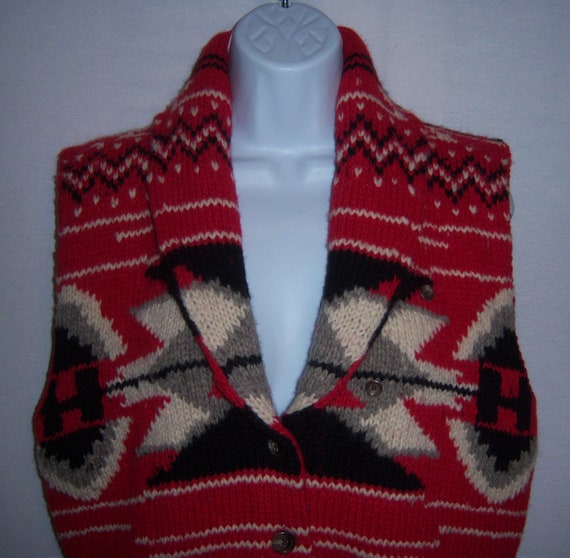 ralph lauren navajo cardigan