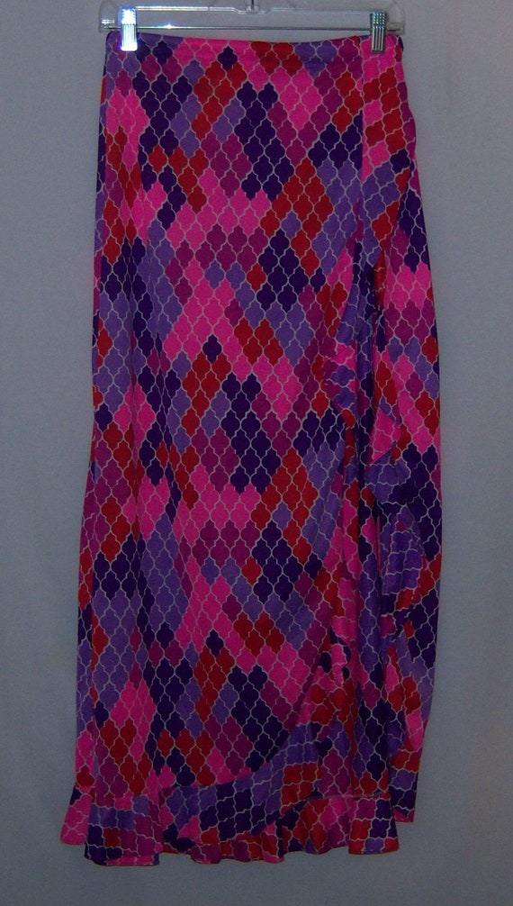 Vintage Accentuette Hot Pink Purple Red Mod Retro… - image 2