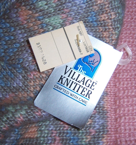 Vintage Village Knitter Mauve Blue Fair Isle Patt… - image 5
