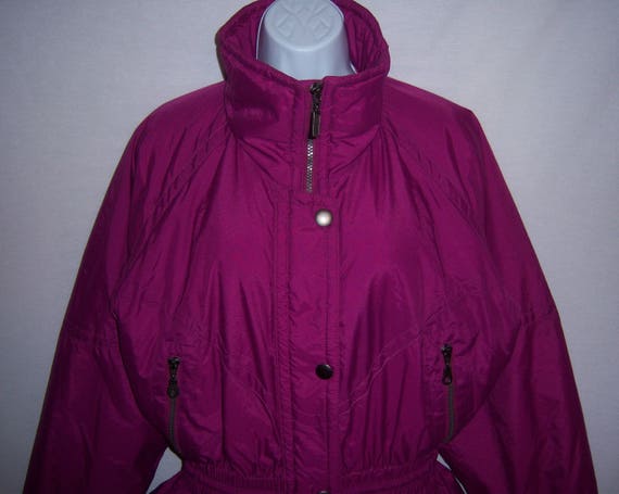 Vintage Snuggler Purple Mulberry Ski Coat Parka J… - image 1