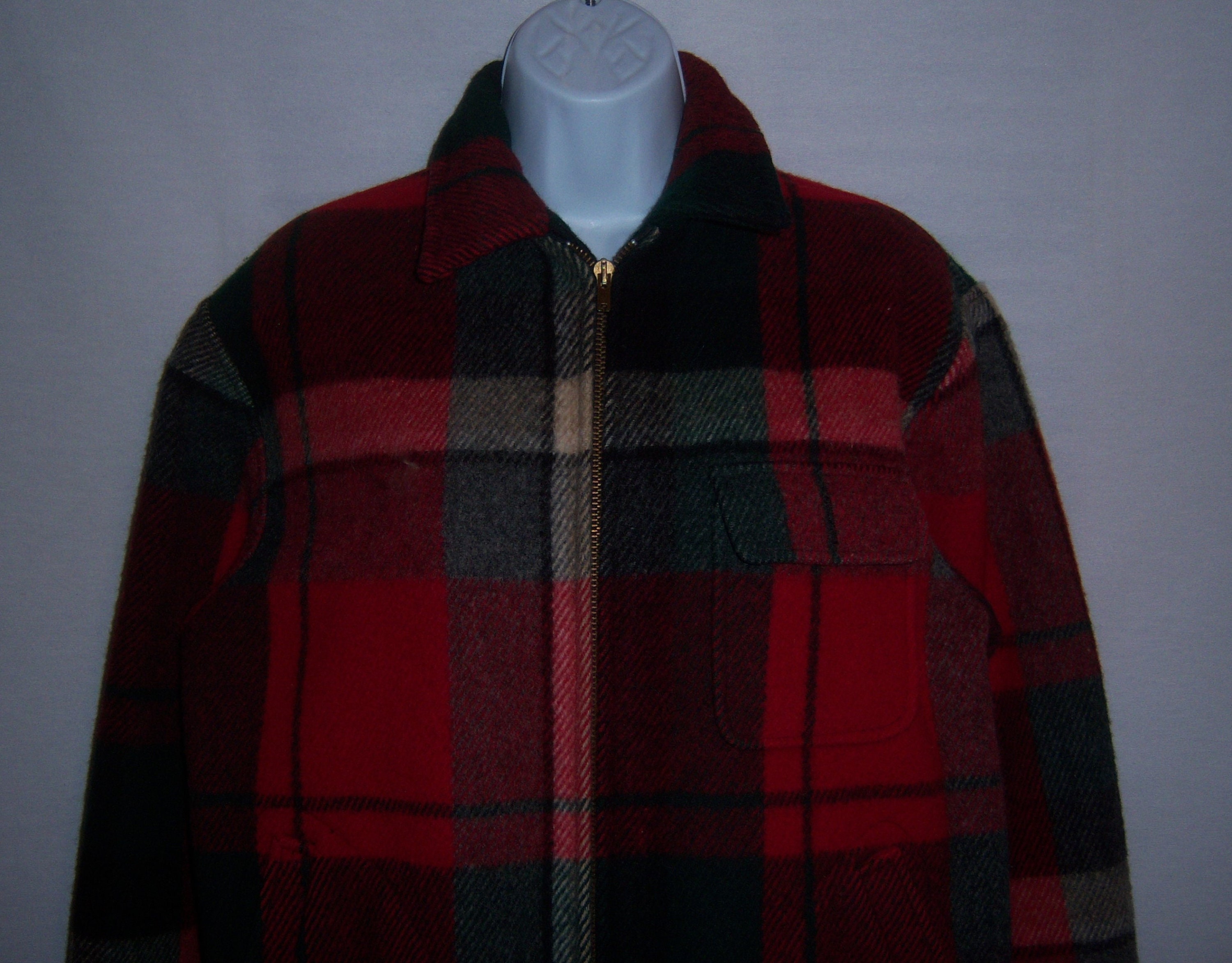 Vintage Ralph Lauren Wool Plaid Jacket