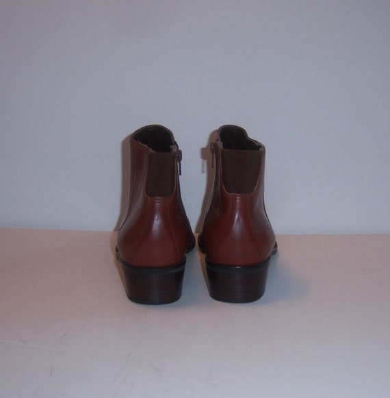 Vintage Unisa Classic Whiskey Brown Leather Jodph… - image 4