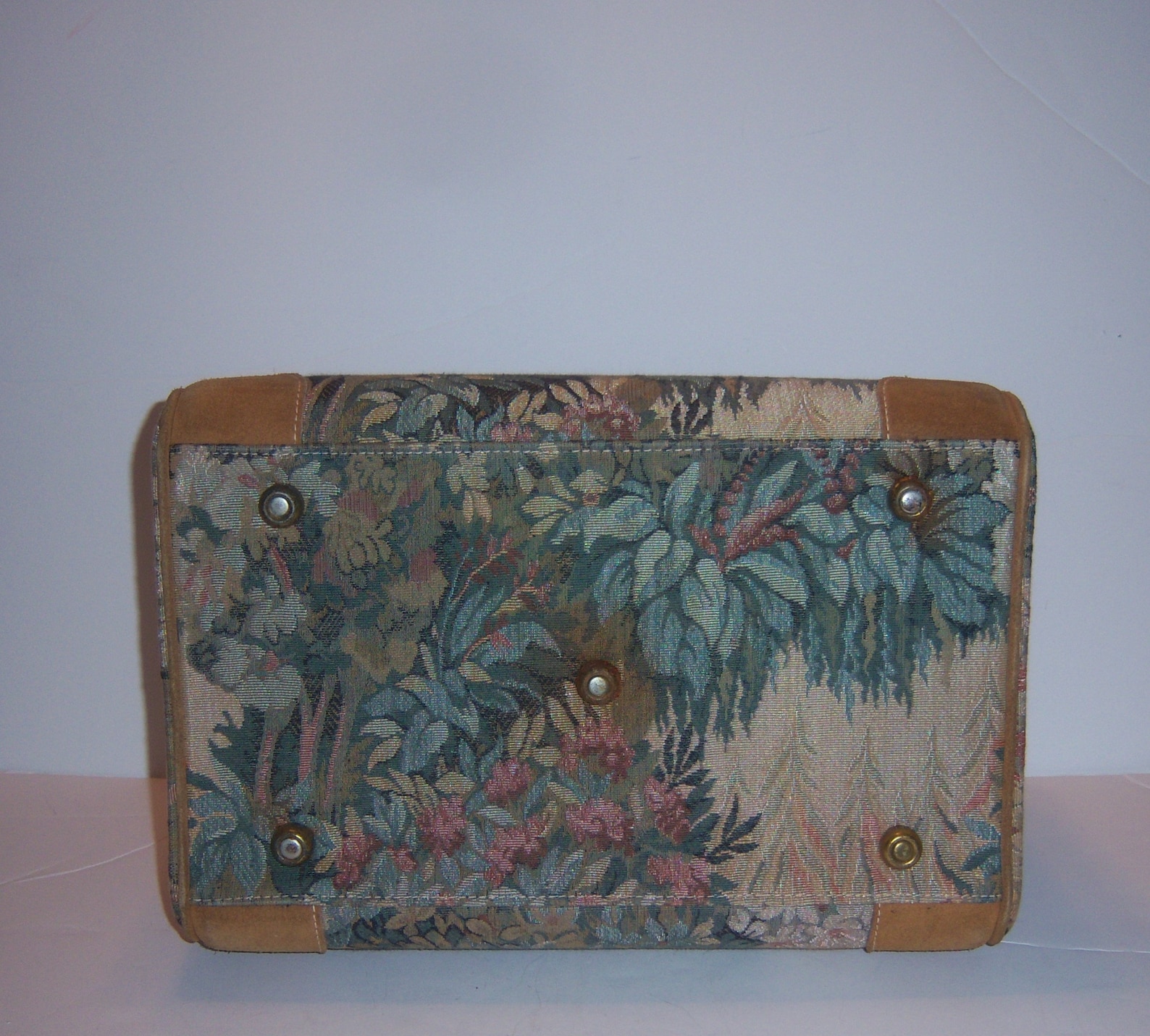 Vintage French Luggage Co. Company Paradise Pattern Tapestry Etsy