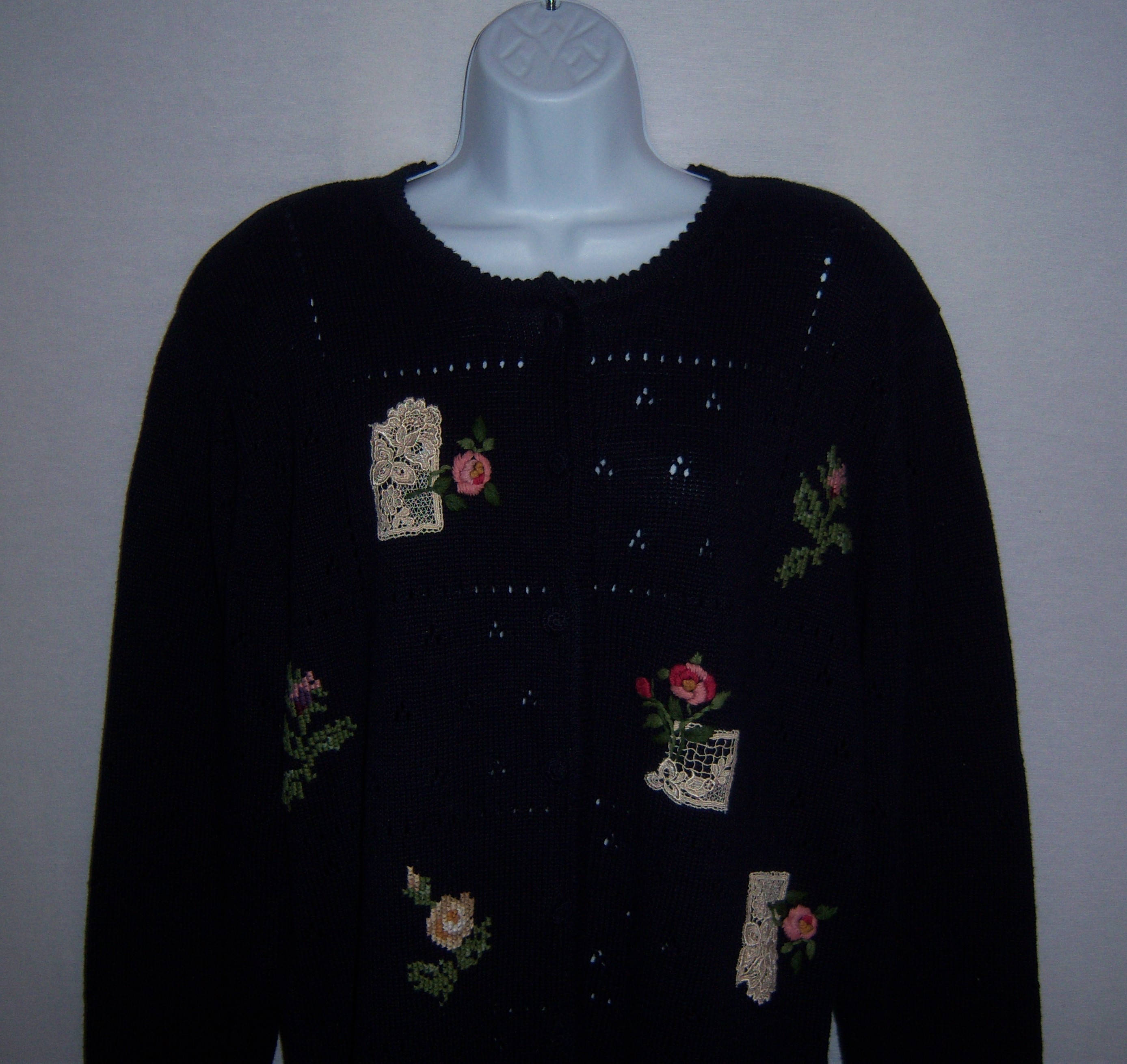 Vintage Susan Bristol Hand Embroidered 
