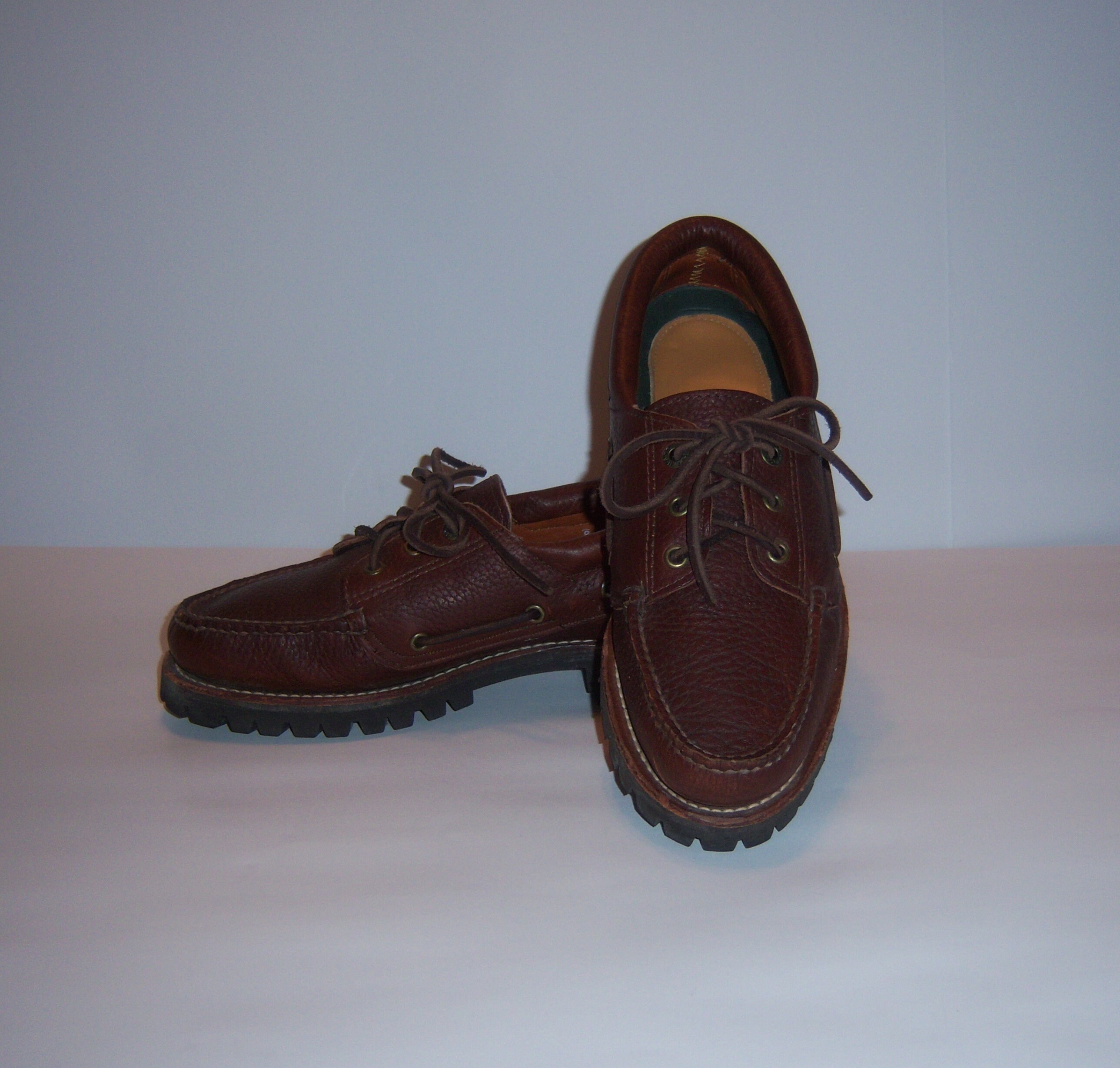Vintage H.S. Trask Classic Brown Pebbled Heavy Leather Camp  display picture 2