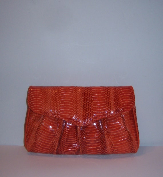 j renee snakeskin purse