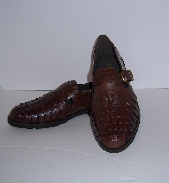 Vintage Giorgio Brutini Brown Woven 