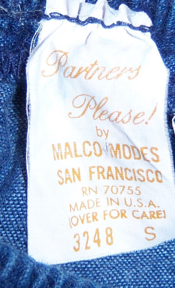 Vintage Partners Please by Malco Moddes Blue Whit… - image 4