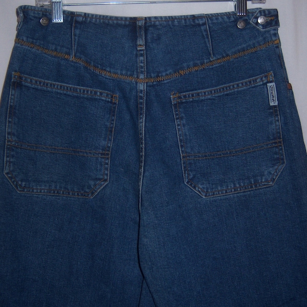 Back Yoke Jeans Etsy
