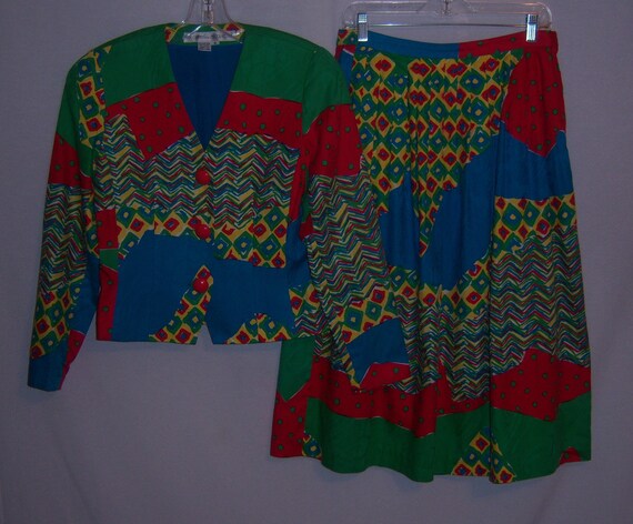 Vintage Anne Crimmins Umi Collections Red Green B… - image 4