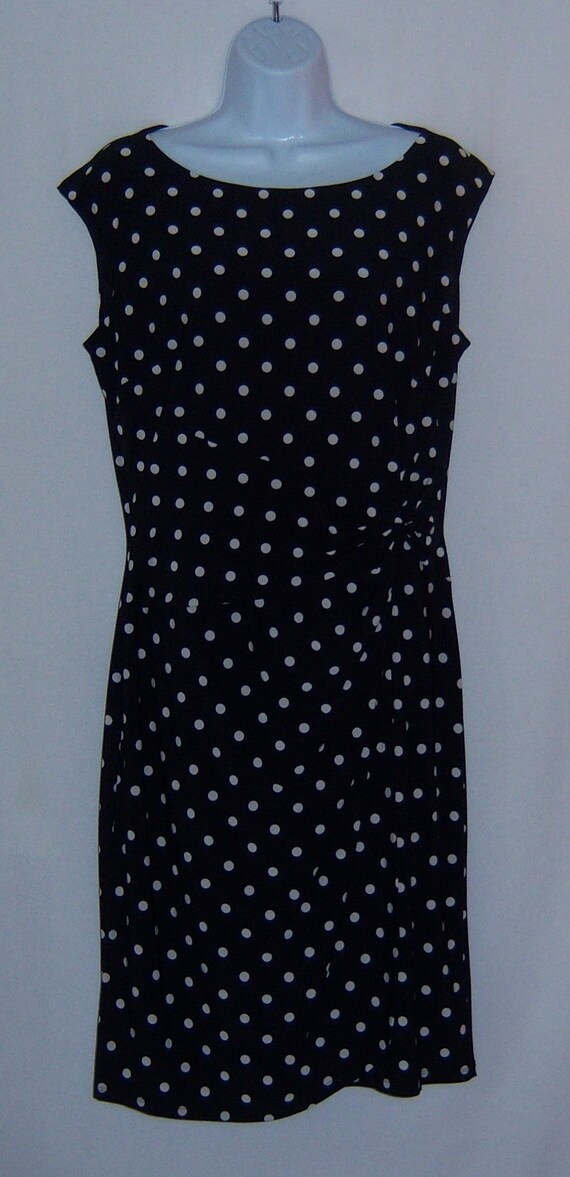 Lauren ralph lauren polka dot clearance dress