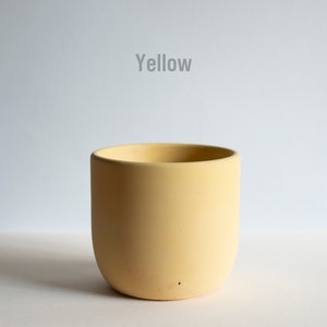6 Inch Cast Concrete Decorative Cache Pot - Matte Finish - Etsy