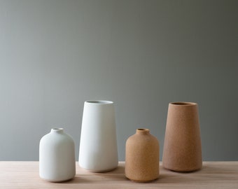 Minimalist Textured Scandinavian Vase