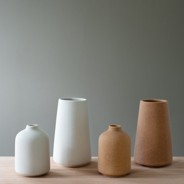 Minimalist Textured Scandinavian Vase
