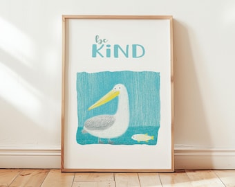 Seagull Nursery Print, Ocean Nautical Decor (Digital Download)