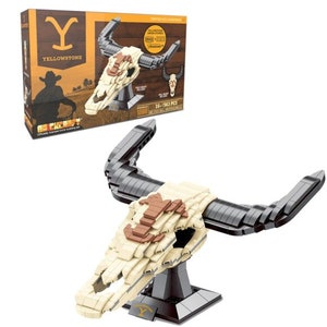 Yellowstone Steer Skull 563 Pcs. Brickcraft 2023 Brick Building Set image 1