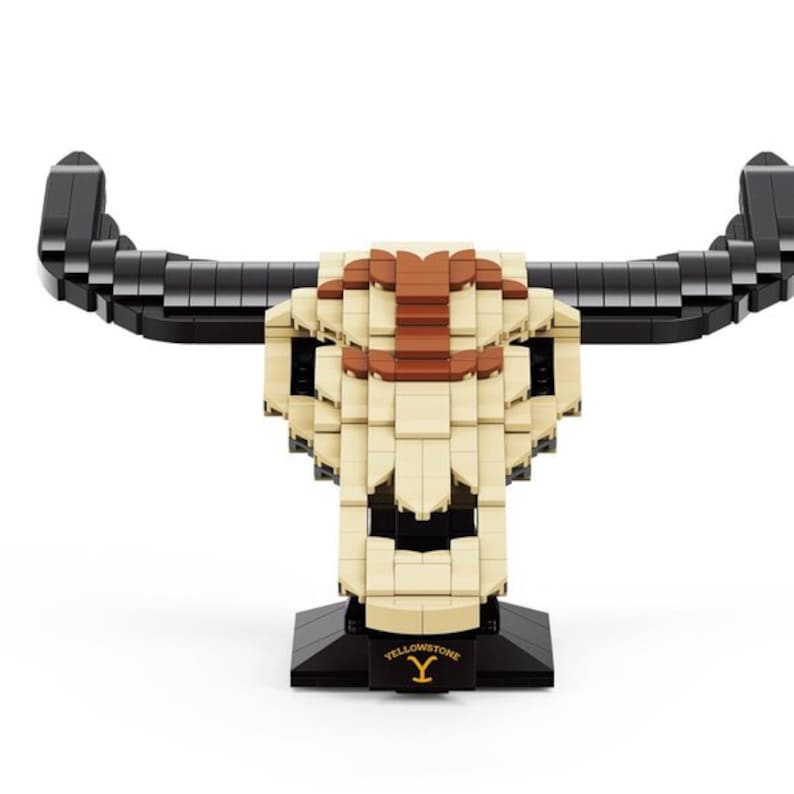 Yellowstone Steer Skull 563 Pcs. Brickcraft 2023 Brick Building Set image 5