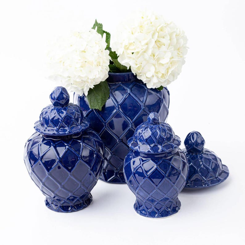 8 Oak Lane Textured Ginger Jar - Thumbnail 3