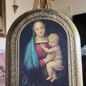 Italian Florentine Religious Madonna Mary and Child Art