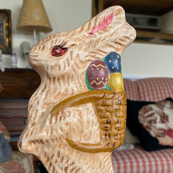 Rabbit Chalkware - Etsy