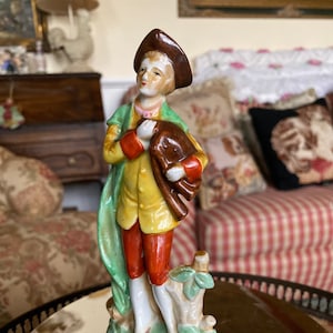 Victorian  French Country Young Man Figurine