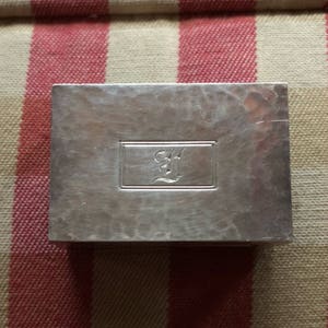 Set of Six Sterling Silver Traditional Edwardian Match Box Cover