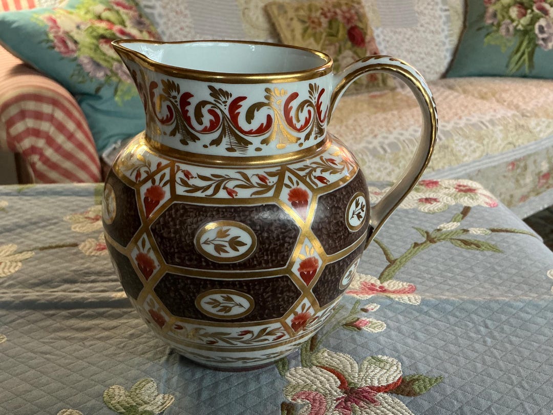 English Country Classic Traditional Ironstone Pitcher - Etsy