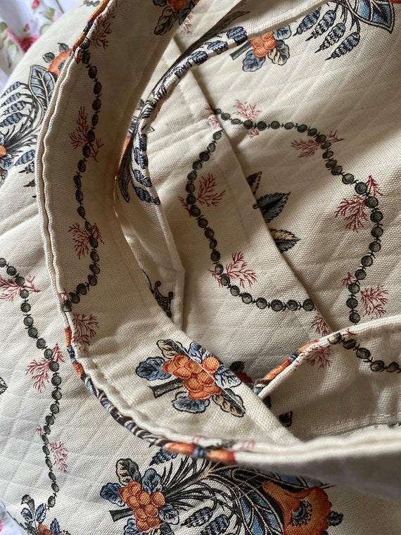 Custom Made French Country Floral Provence Cotton… - image 4