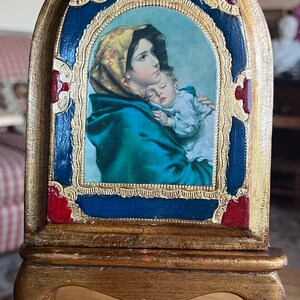 Italian Florentine Religious Madonna Mary and Child Art