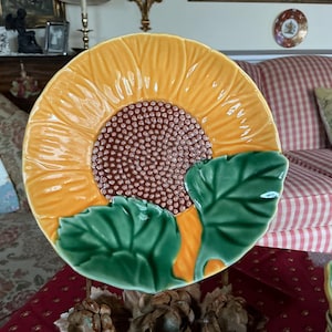 食器 Bordallo Pinheiro Sunflower Salad Plates BORDALLO PINHEIRO 8