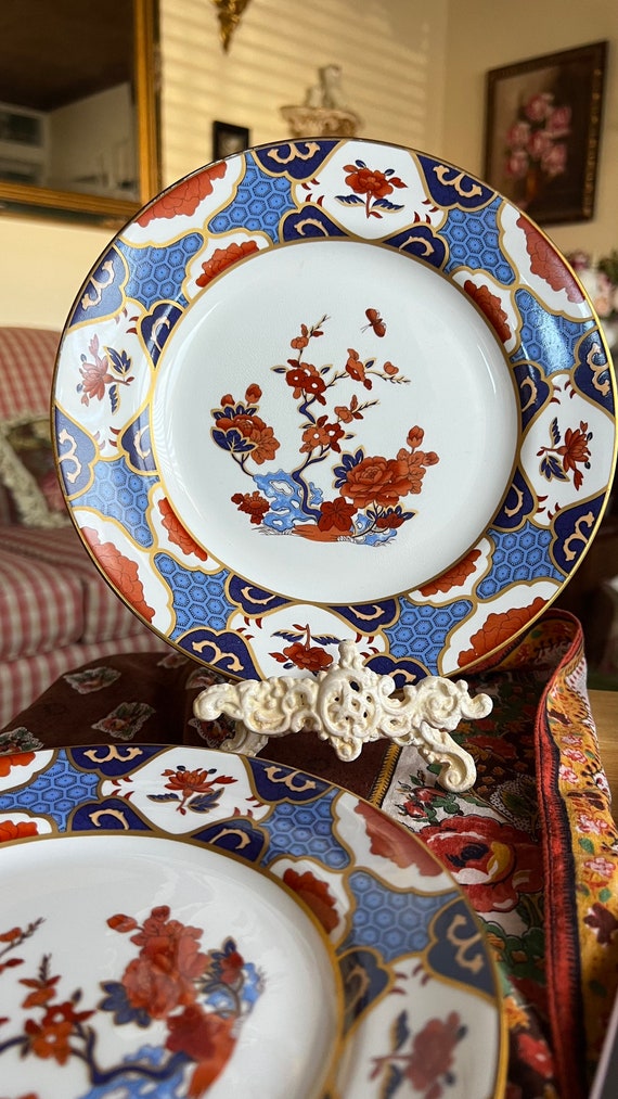 English Country Spode Fine Bone China Shima Plate - Etsy