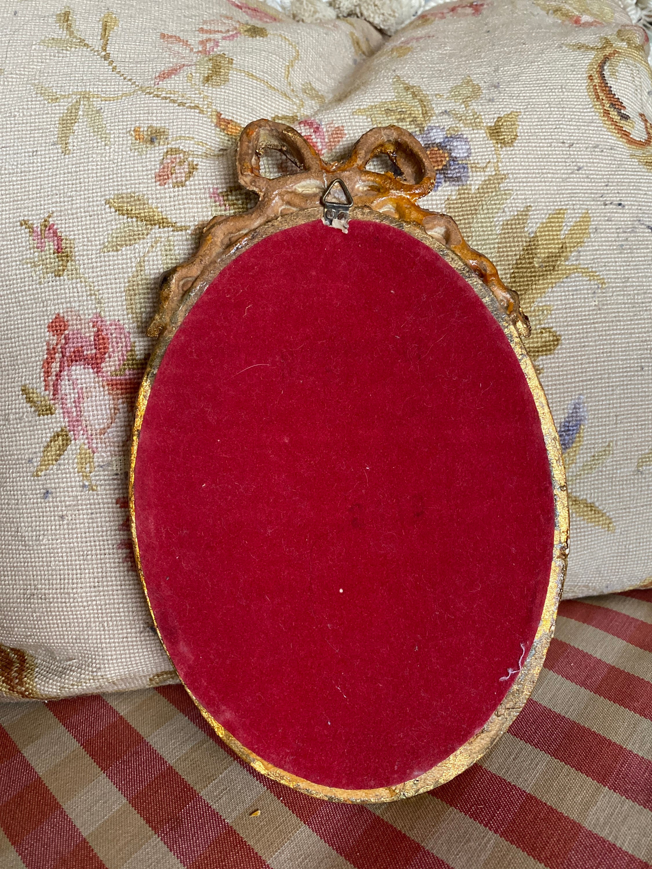 Italienisches Florentiner Band Oval Holz Gold verziertEr | Etsy