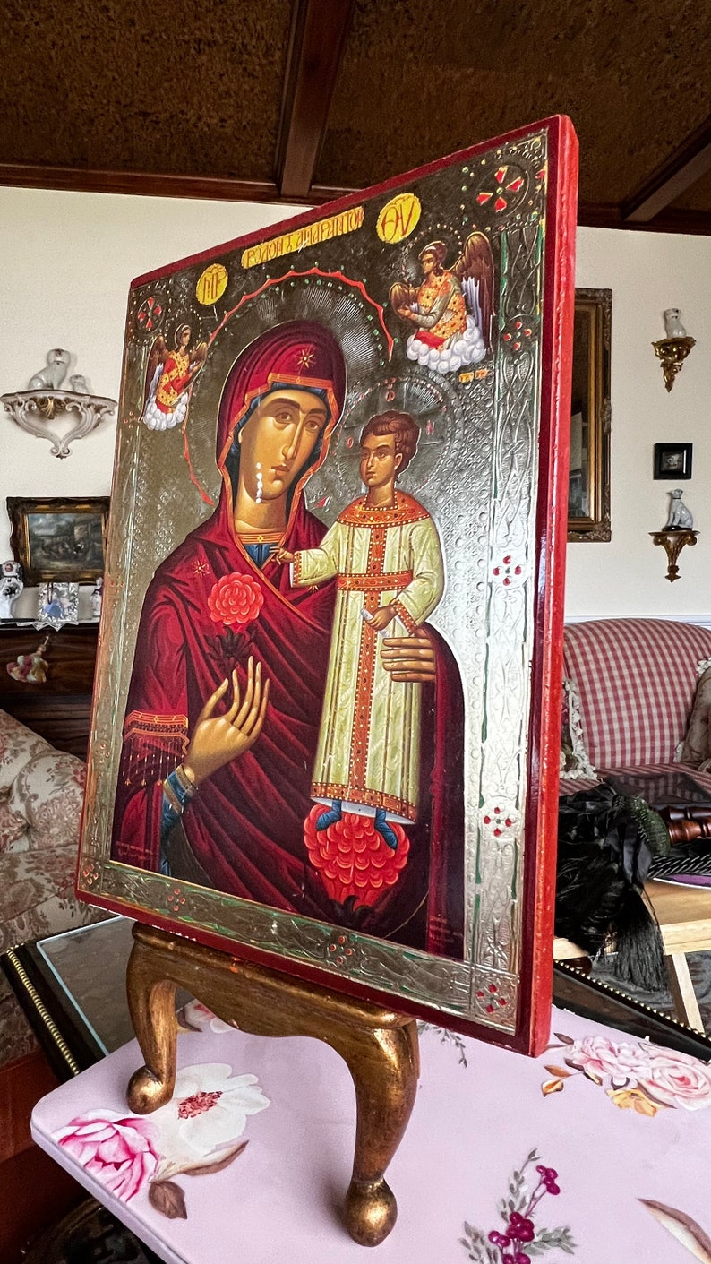 Italian Florentine Religious Madonna Mary With Child and Jesus Art - Etsy