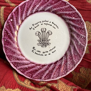 English Country Wales Creigiau Pottery Commemorative Plate Prince Charles Plate